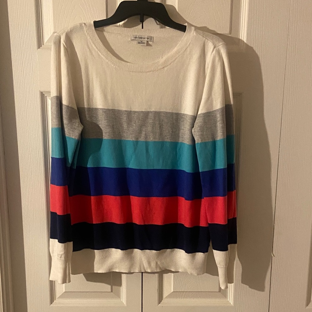 Liz Claiborne Classic White Sweater